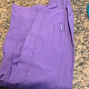 Purple Landau scrub pants